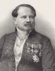 Porträt des Komponisten Jean-Georges Kastner 1810-1867, 1866