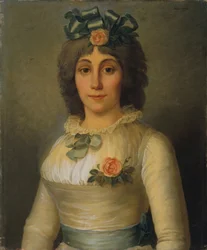 Porträt von Anne-Josèphe Théroigne de Méricourt 1762-1817, 1793