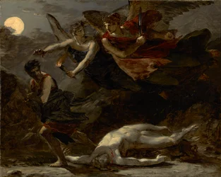 Gerechtigkeit und göttliche Rache verfolgen das Verbrechen, ca. 1805-6