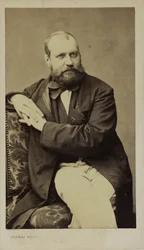 Porträt des Komponisten Charles Gounod 1818-1893, ca. 1870