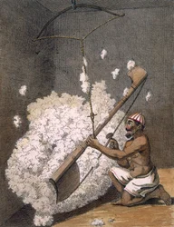 Baumwolle karden, 1782