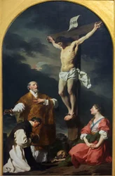 Christus gekreuzigt mit St. Eusebius, St. Philipp Neri und St. Maria Magdalena