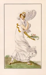 Chiffon-Promenadenkleid, 1812