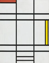 Komposition in Weiß, Rot und Gelb, 1936