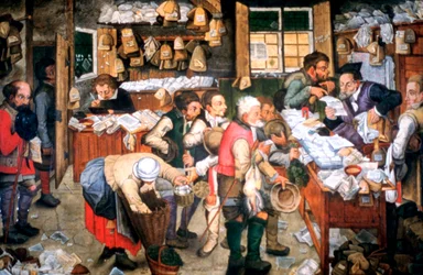 Zahltag, um 1584-1638