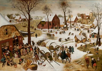 Die Volkszählung zu Bethlehem, frühes 17. Jahrhundert