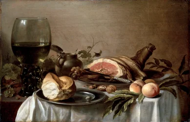 Frühstück mit Schinken, 1647