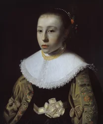 Porträt eines jungen Mädchens, 1633-35