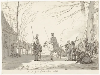 Biwak der Kosaken, 9. Dezember 1813