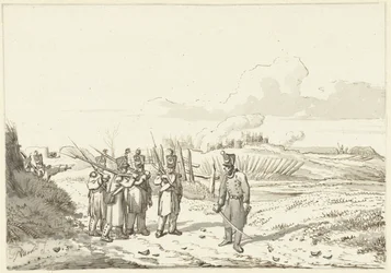 Eine Patrouille, 1813-1814