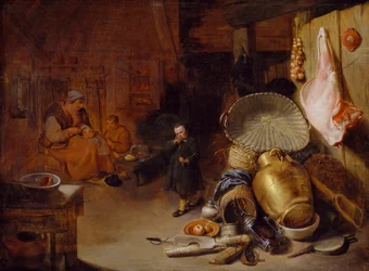 Innenraum mit Figuren, 1643