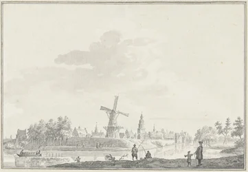 Ansicht der Stadt Buren