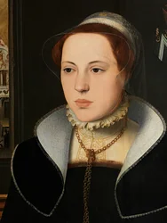 Detail des Porträts von Jacquemyne Buuck