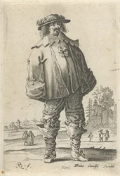 Mann in modischer Kleidung