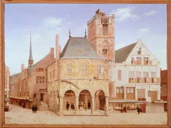 Altes Rathaus in Amsterdam von Pieter Saenredam, Niederlande