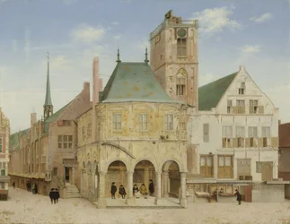 Das alte Rathaus von Amsterdam, 1657