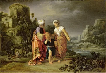 Die Vertreibung der Hagar, 1612