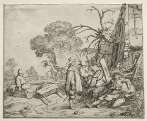Landschaft mit Soldaten, 1626
