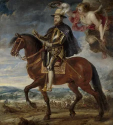 Porträt von Philipp II. zu Pferd, 1628