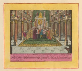 Erkenning van Lodewijk Filips, prins van Asturië en zoon van koning Filips V van Spanje, 1709