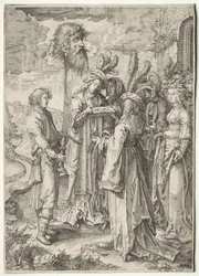 David mit dem Kopf von Goliath, 1620er-1630er