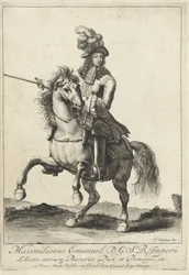 Reiterporträt von Maximilian II. Emanuel, Kurfürst von Bayern