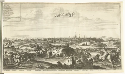 Ansicht von Moskau, 1726