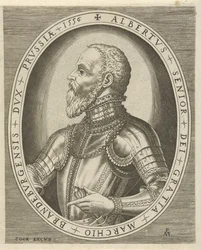 Porträt von Albrecht Friedrich, Markgraf von Brandenburg