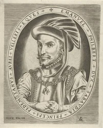 Porträt von Emanuel Philibert, Herzog von Savoyen, Porträts von Herrschern