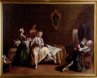 Das Erwachen der Dame (Gemälde, ca. 1740)
