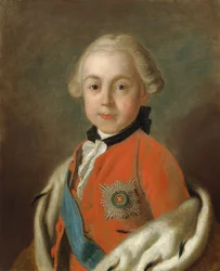 Porträt des Zarewitsch Paul von Russland (1754-1801)