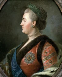 Porträt Katharinas II. der Großen, Kaiserin von Russland