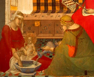 Geburt der Jungfrau Maria (Detail)