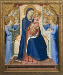 Madonna von Engeln umgeben