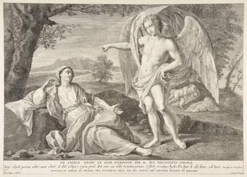Ein Engel erscheint Hagar