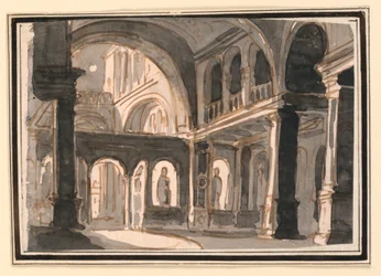 Bühnenbild, Kircheninneres