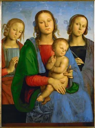 Madonna und Kind mit den Heiligen Rosa und Katharina