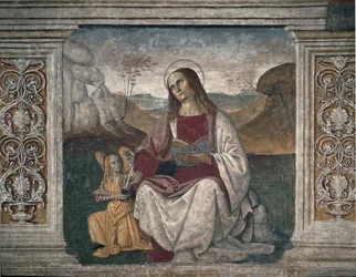 Heiliger Matthäus der Evangelist (Fresko)