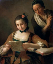 Lesen, ca. 1727-1760