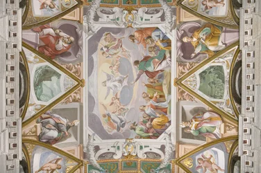 Gewölbe mit Fresken