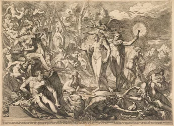 Der Triumph des tugendhaften Künstlers auf dem Parnass