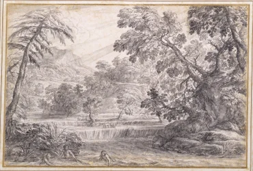 Bewaldete Flusslandschaft, ca. 1650