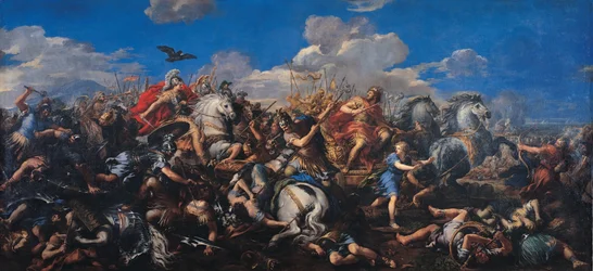 Die Schlacht von Alexander gegen Darius, 1644-1655