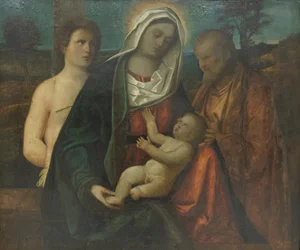 Heilige Familie mit St. Sebastian