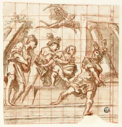Allegorische Szene mit Vater Zeit