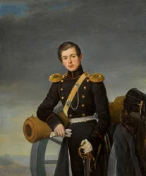 Porträt von Alexander Nikolaevich Karamzin 1815-1888, nach 1836