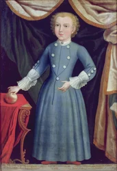 Porträt von Kizimierz Zawiszna, 1754