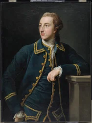 Porträt eines Mannes im grünen Anzug, ca. 1760