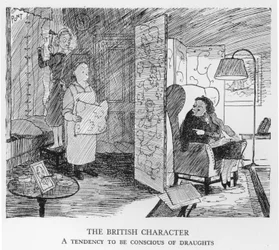 Der britische Charakter, Eine Tendenz, sich Zugluft bewusst zu sein
