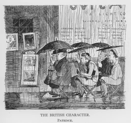 Der britische Charakter, Geduld (Litho)